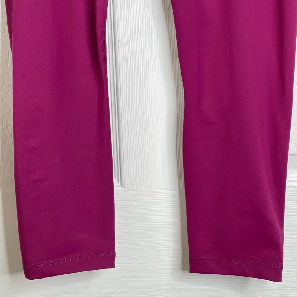VELOSITY Leggings Activewear Athleisure Magenta Pocket Stretch Casual Size L - Picture 5 of 8